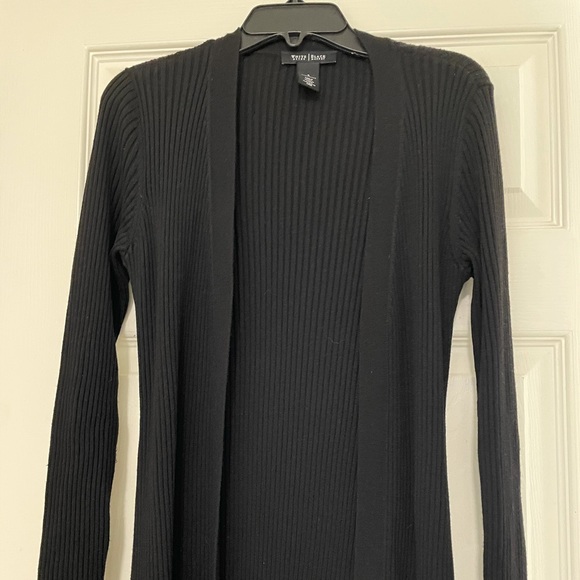 White House Black Market long ribbed cardigan - Picture 2 of 13
